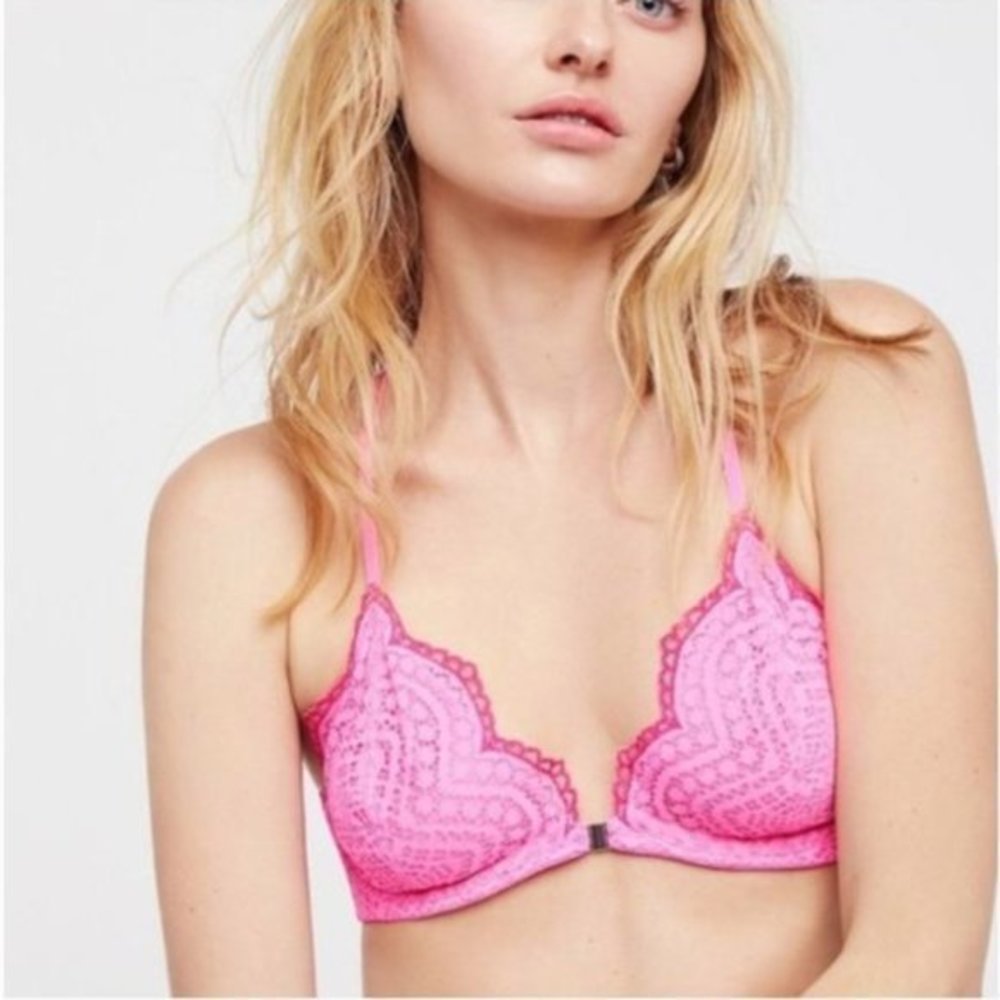 Free People Slow Dance Lace Bra NWT -36B S3